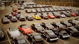 Porsche parkplatz